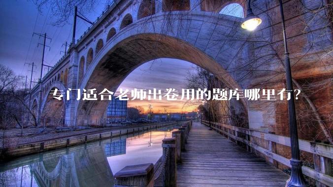 专门适合老师出卷用的题库哪里有？