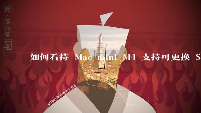 如何看待 Mac mini M4 支持可更换 SSD？